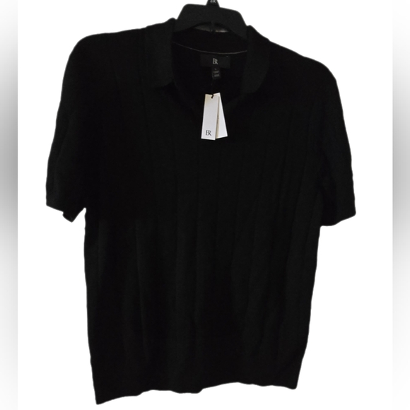 Banana Republic Sweaters - 🆕️Banana Republic Merino wool vneck black sweater sz L